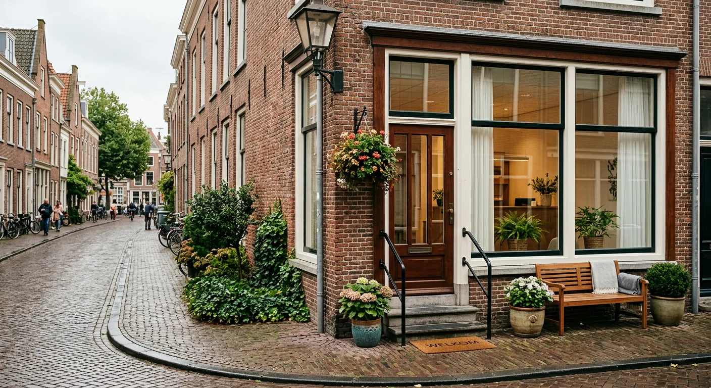 Gevel van de praktijk in Gouda